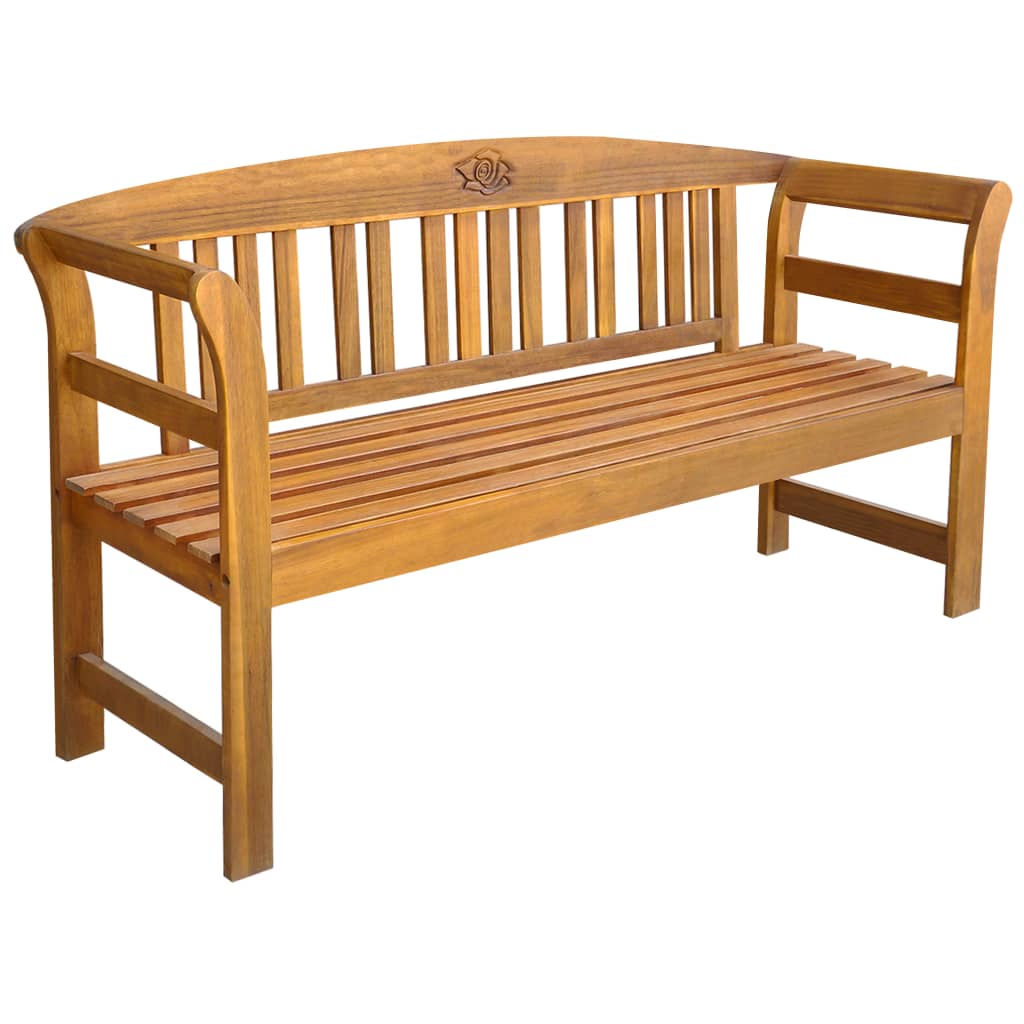 banc décoratif de jardin