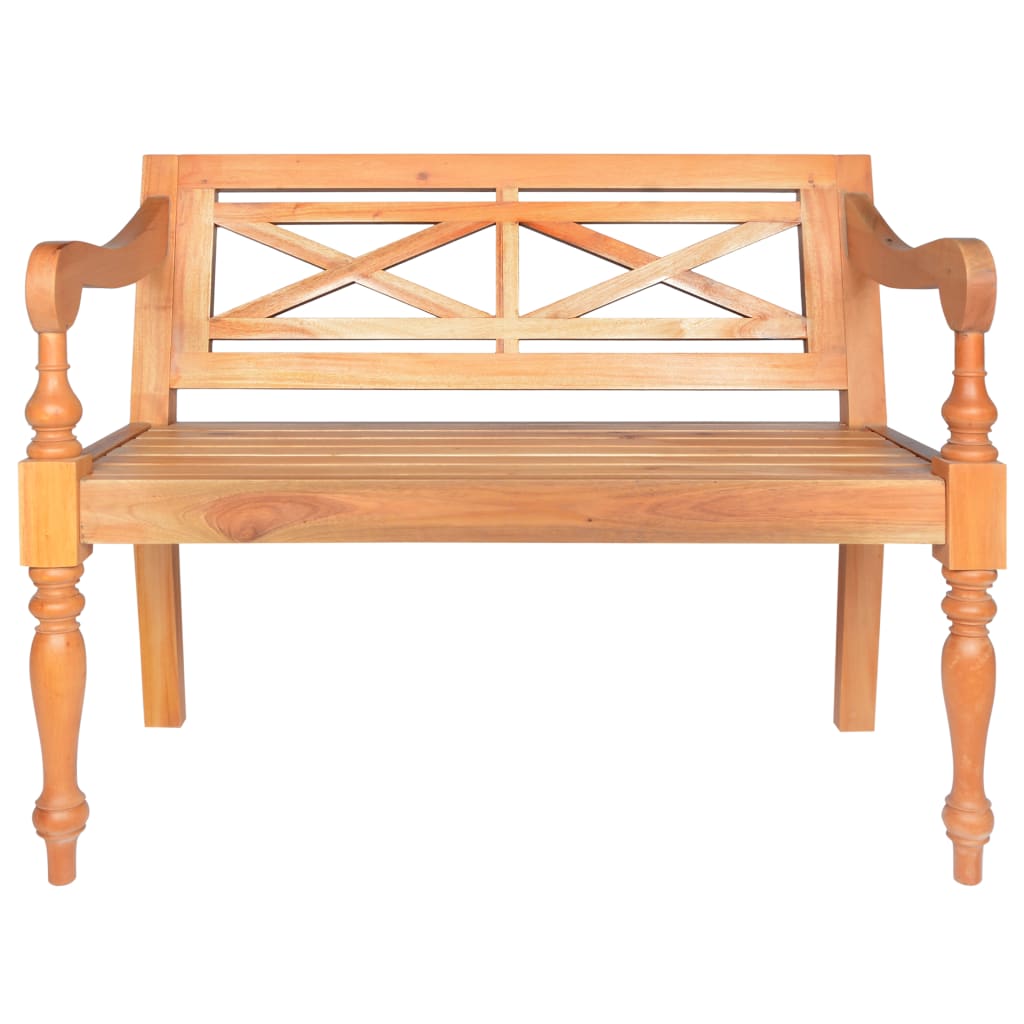 banc en bois massif sculpté