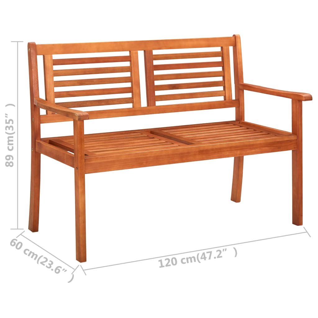 Banc de Jardin en Eucalyptus