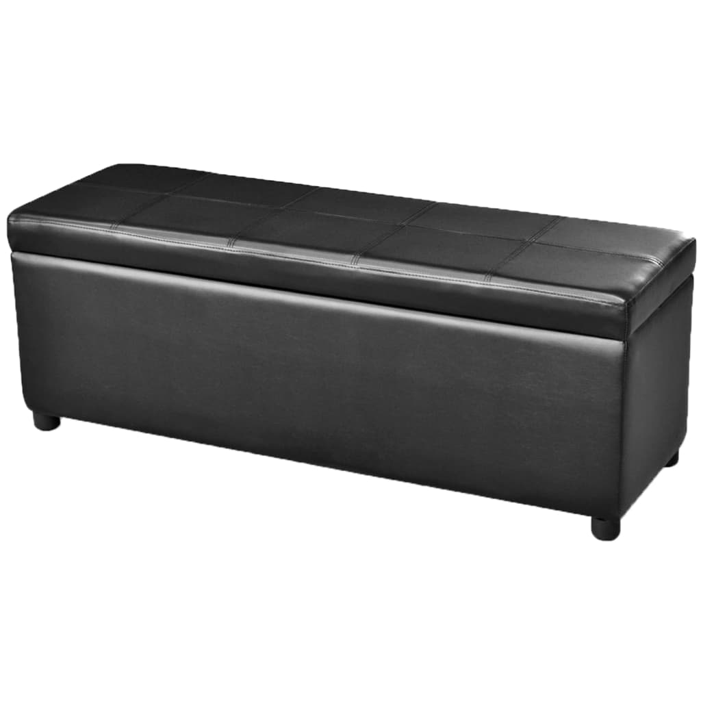 banc coffre noir