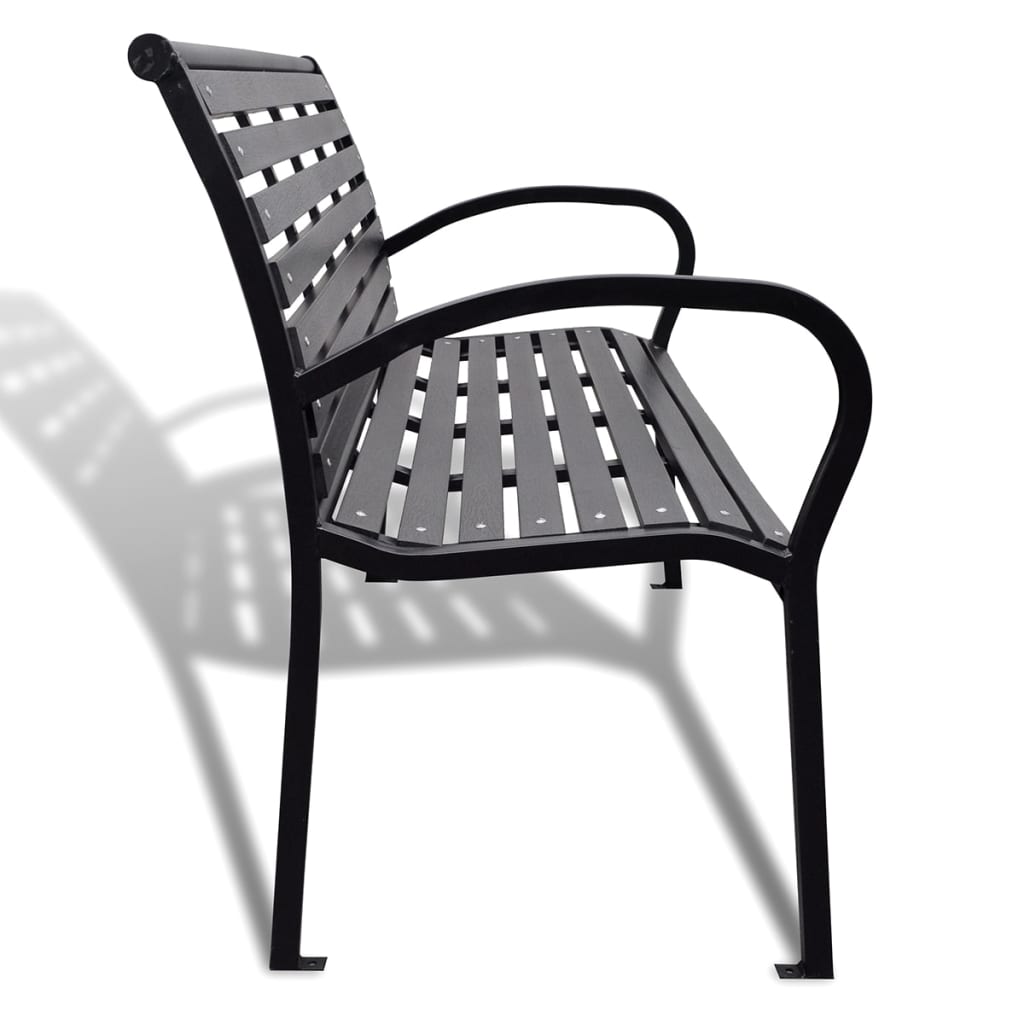 banc de jardin metal confortable
