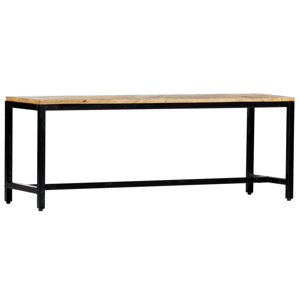 banc en bois de manguier massif