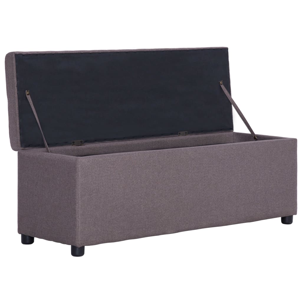 Banc Coffre Taupe
