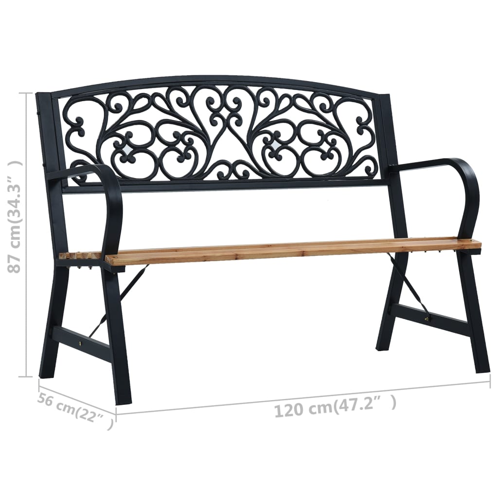 Banc de Jardin 120 cm