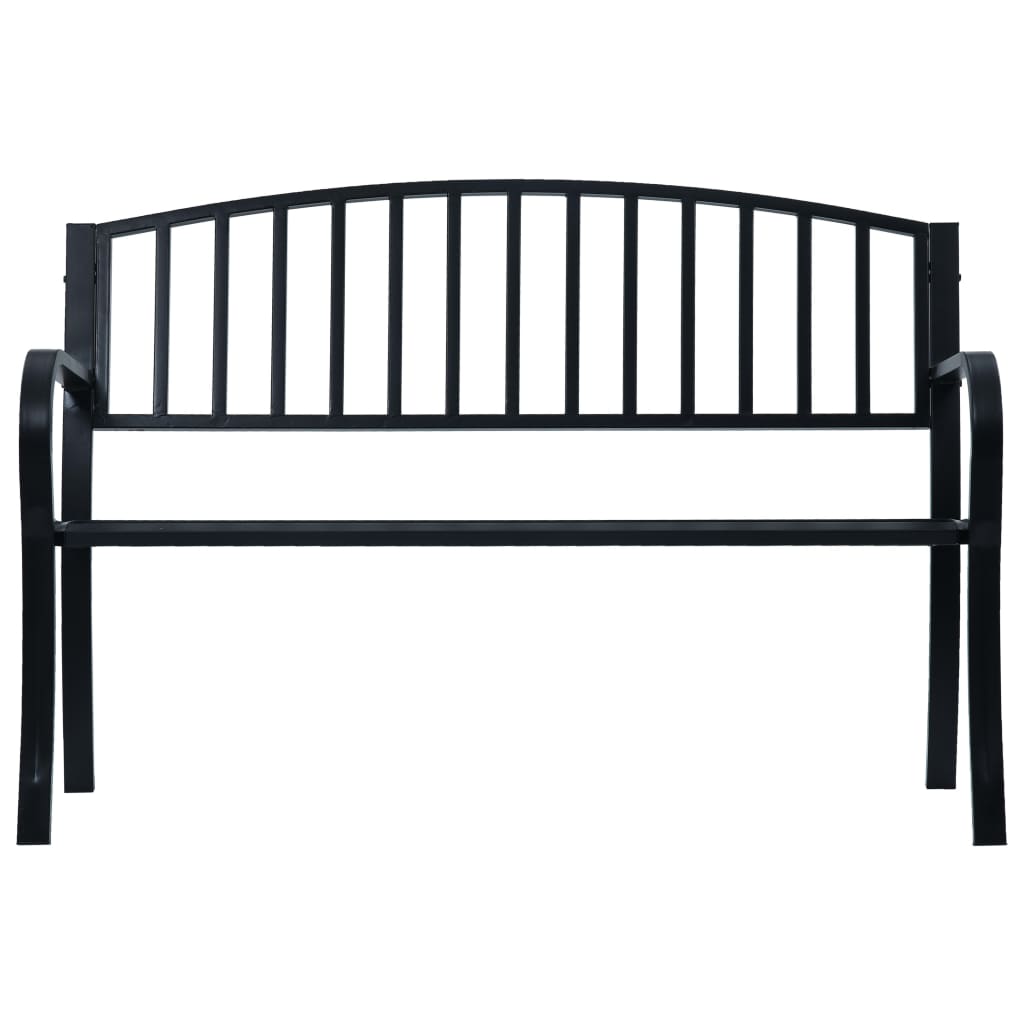 Banc de Jardin Métal Noir