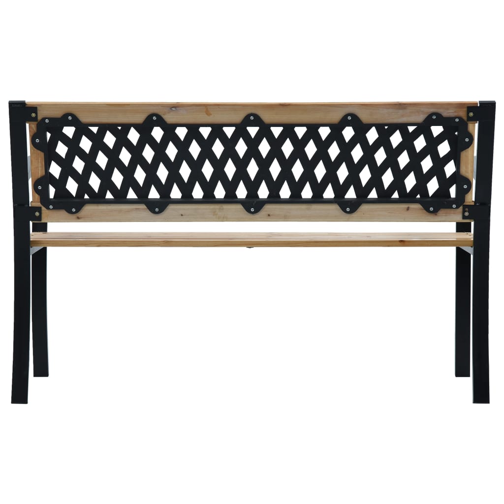 Banc de Jardin Bois et Metal