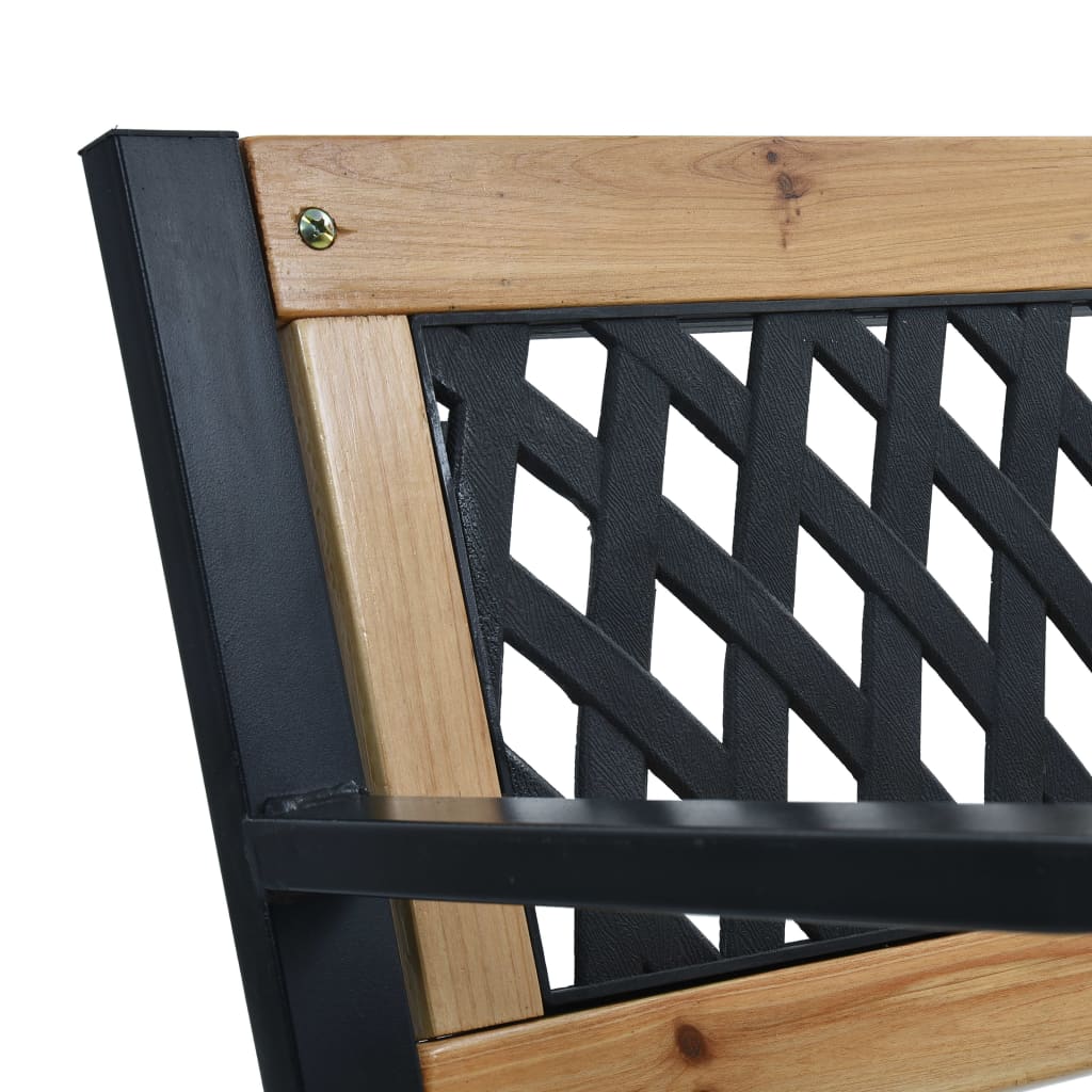 Banc de Jardin Bois et Metal
