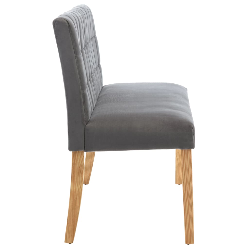 Banc en Bois avec Dossier pour Salle à Manger