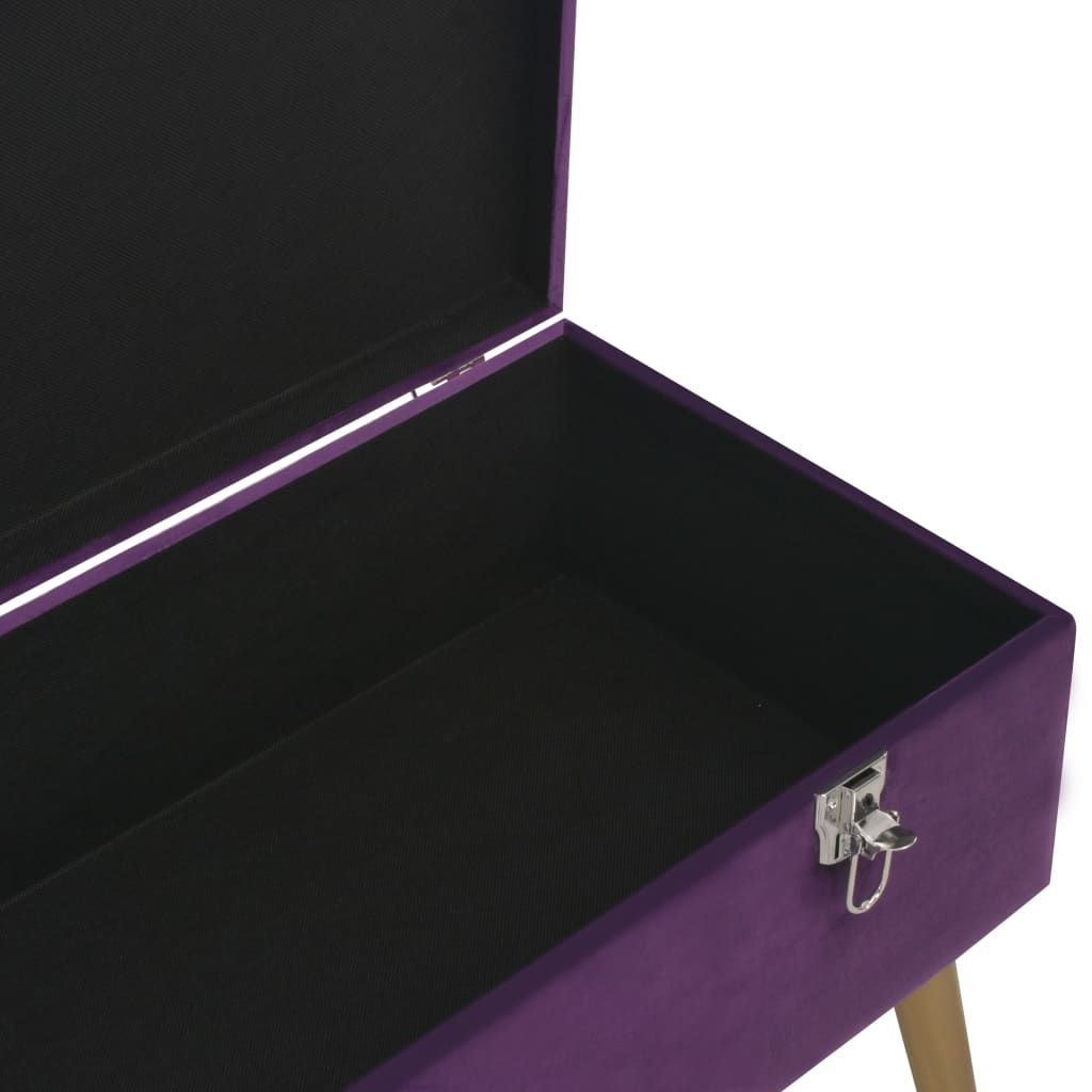 Banc Coffre Violet