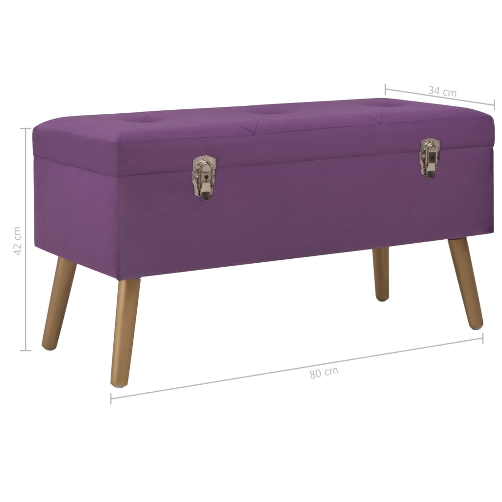 Banc Coffre Violet
