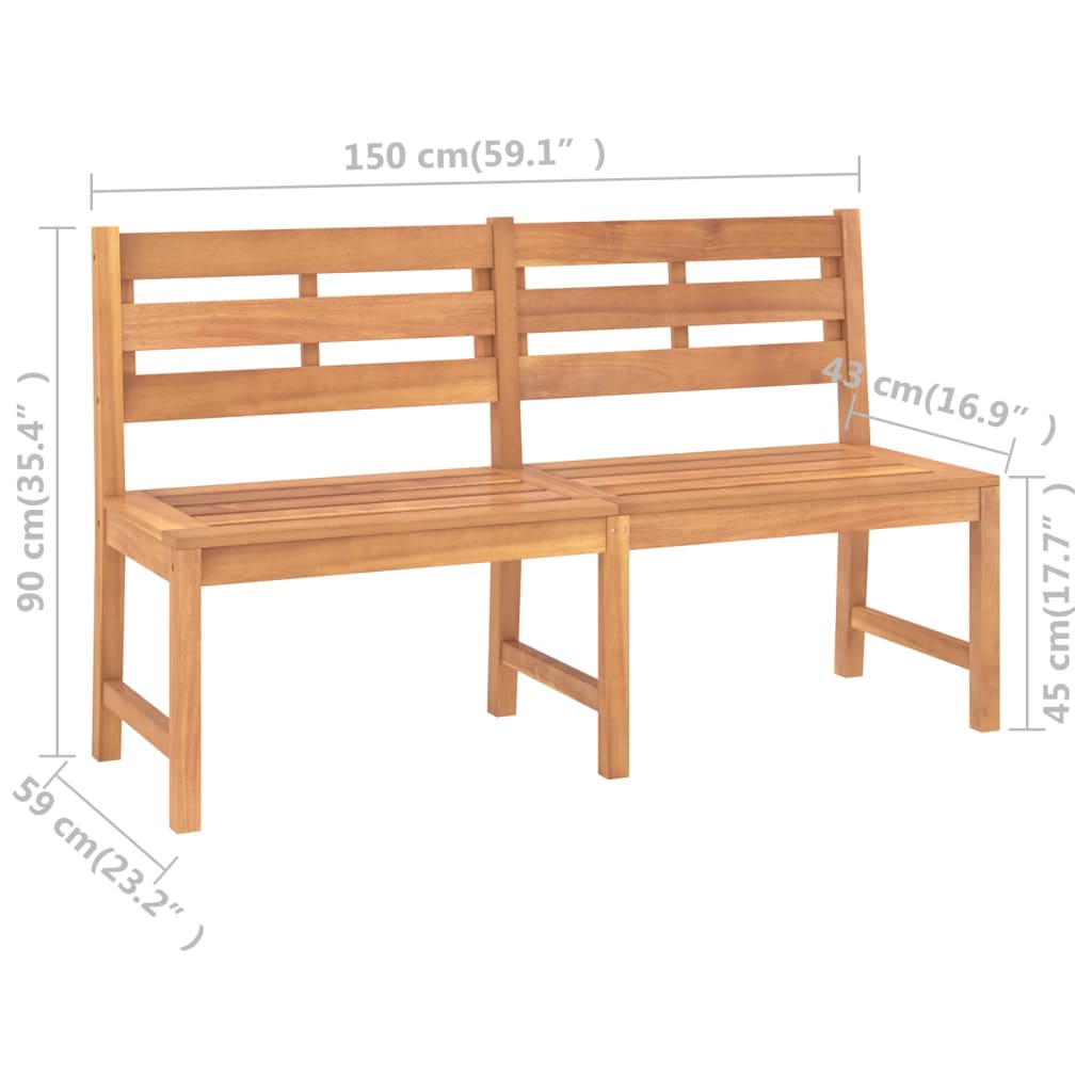 Banc de Patio en Bois