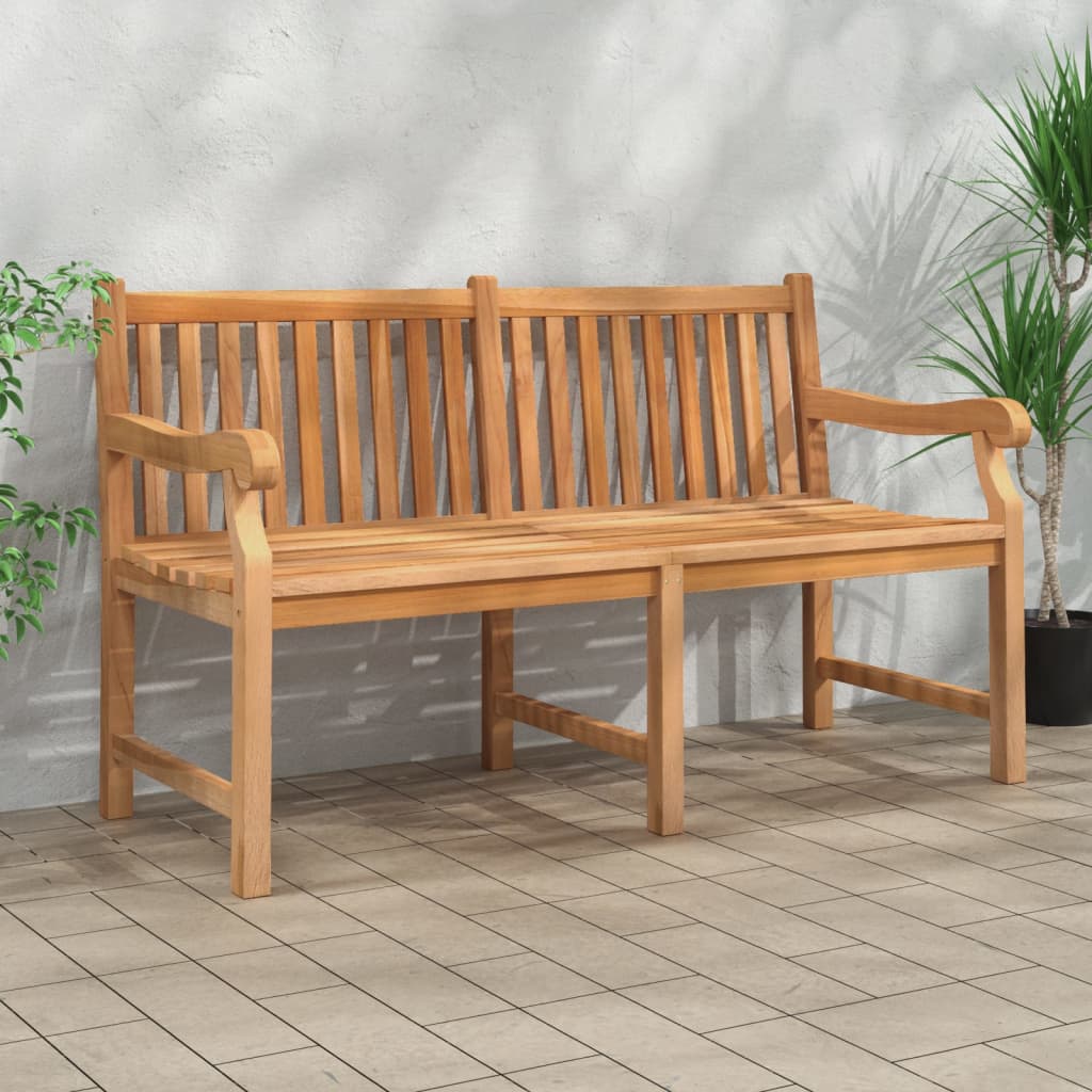 banc en bois de teck 150 cm