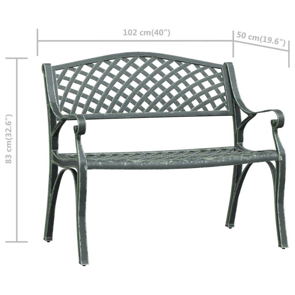 Banc de Jardin Aluminium