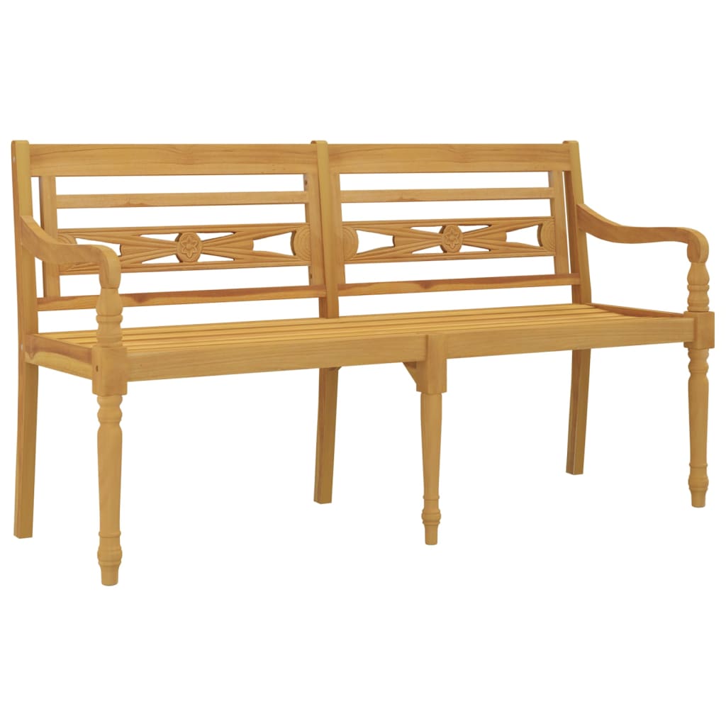 banc de jardin en bois teck 3 places