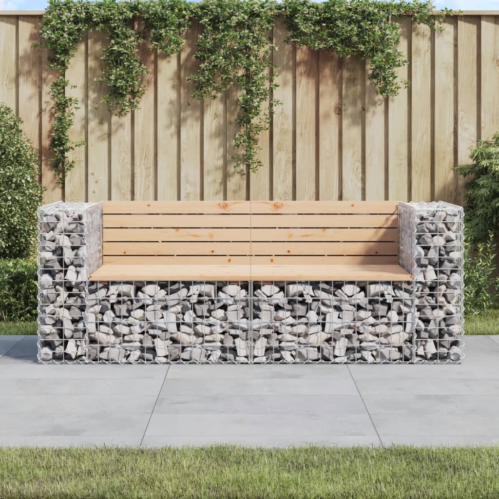 banc en pierre et bois