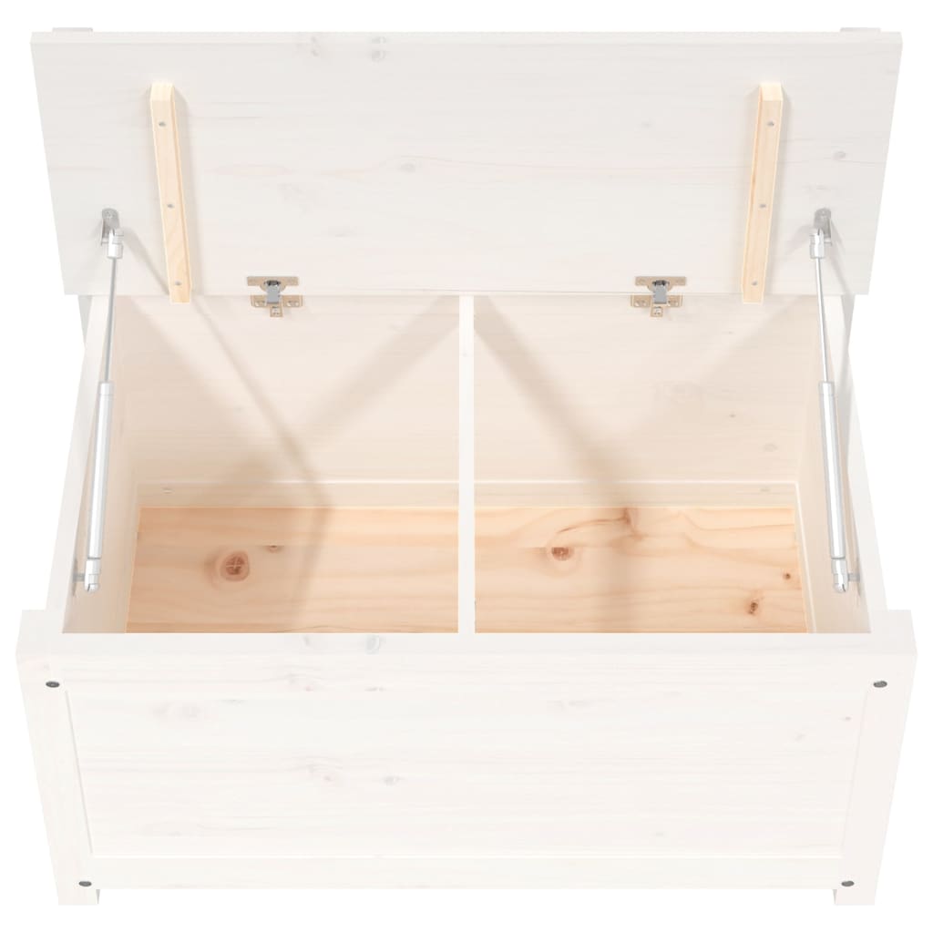 Banc Coffre de Jardin Blanc