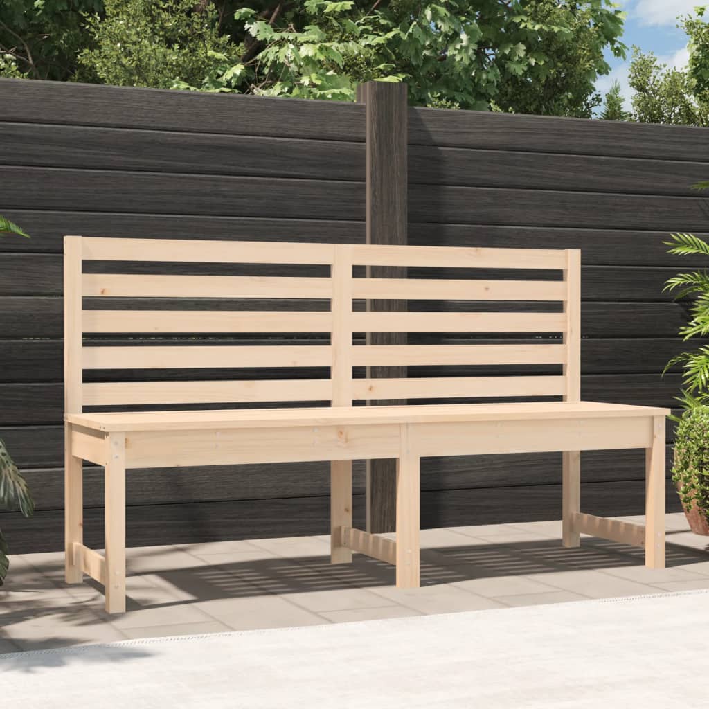 banc de jardin en pin