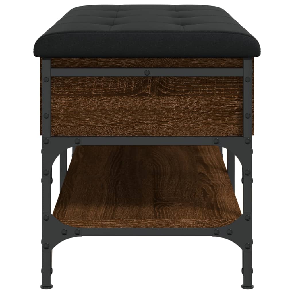 Banc Coffre Bois Métal