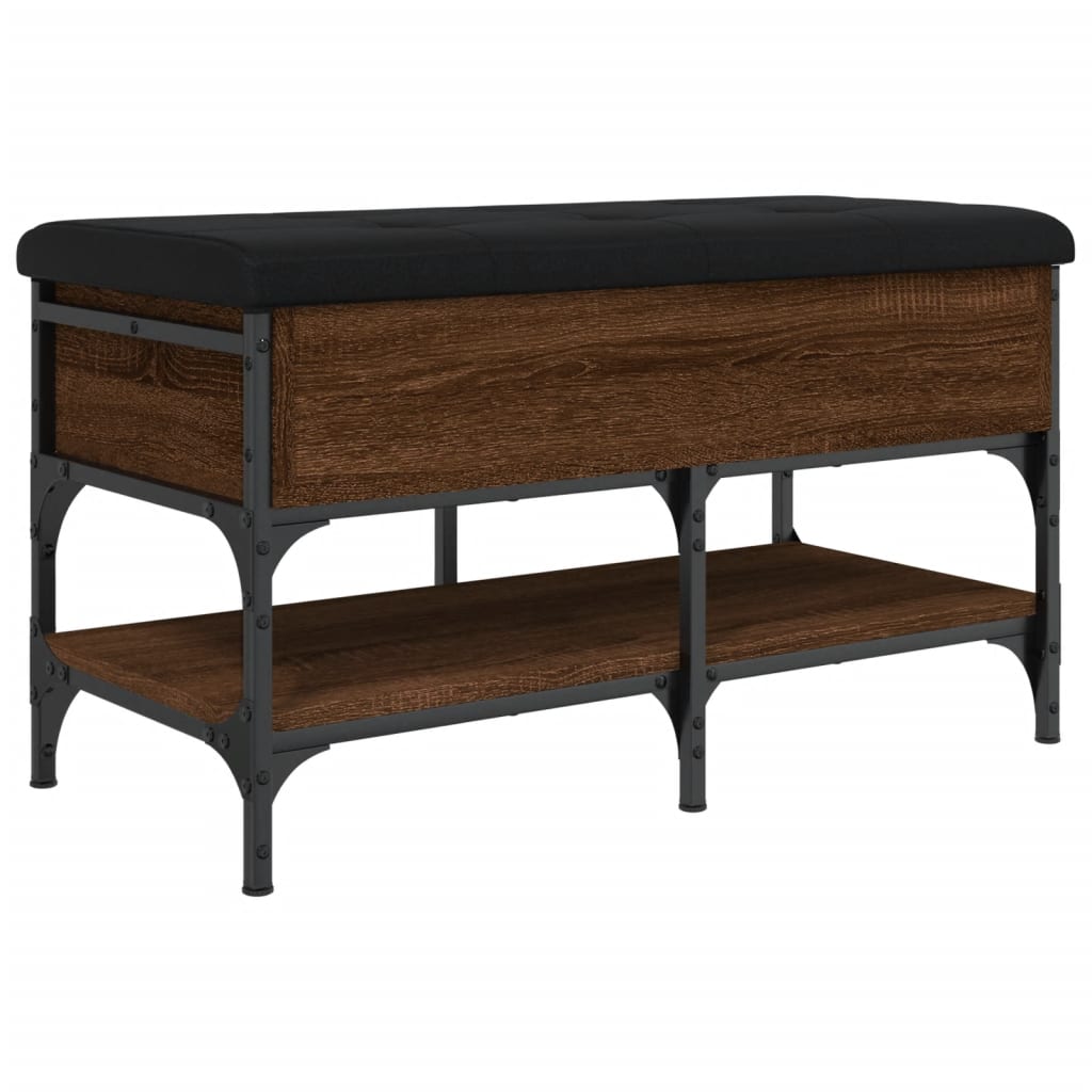 Banc Coffre Bois Métal