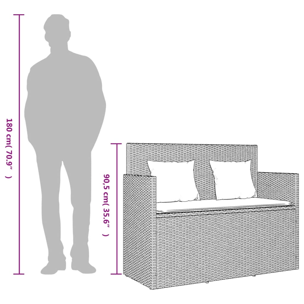 Banc de Jardin Résine