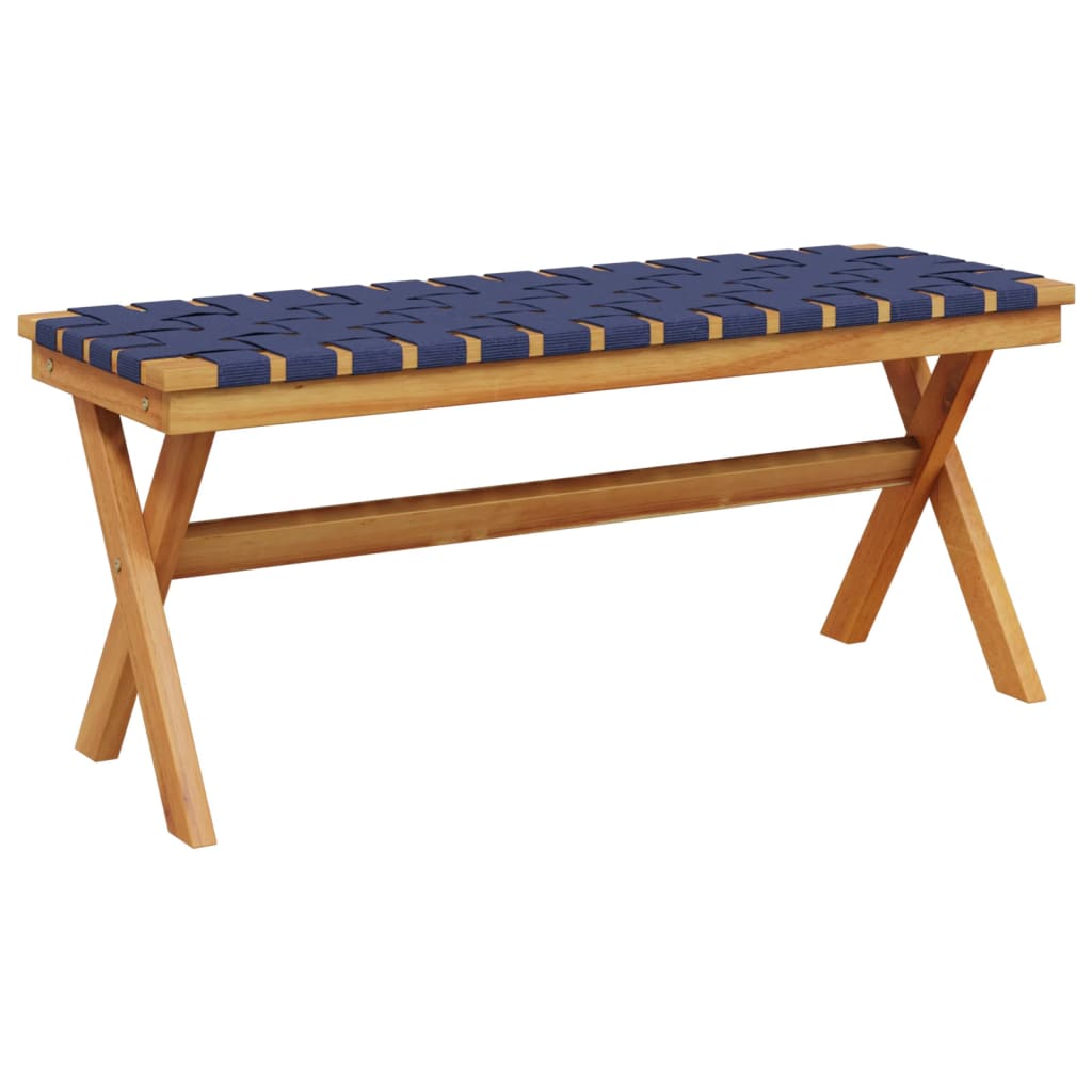 petit banc de jardin en tissu