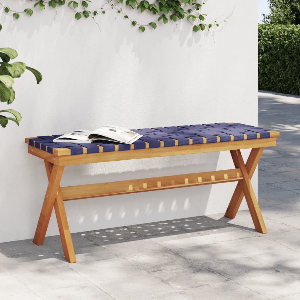 banc de jardin en tissu