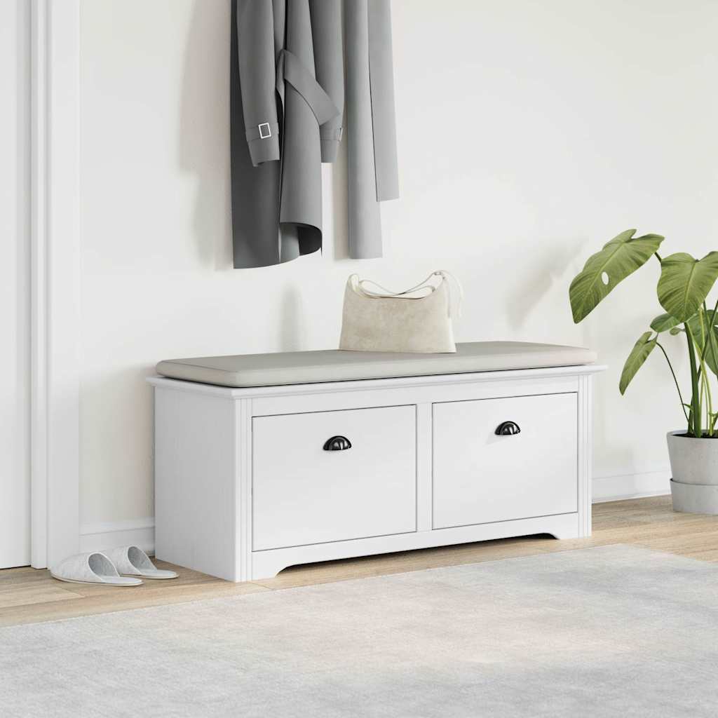 banc de salle de bain blanc laqué
