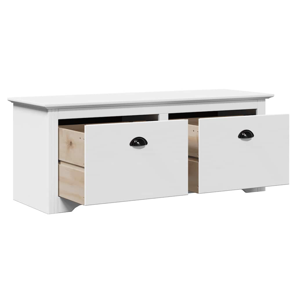 Banc Salle de Bain Blanc Laqué