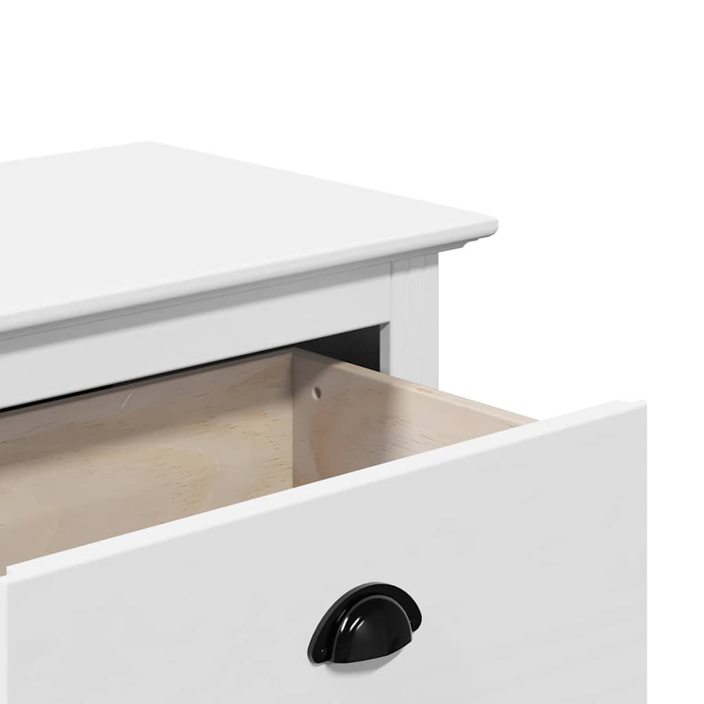 Banc Salle de Bain Blanc Laqué