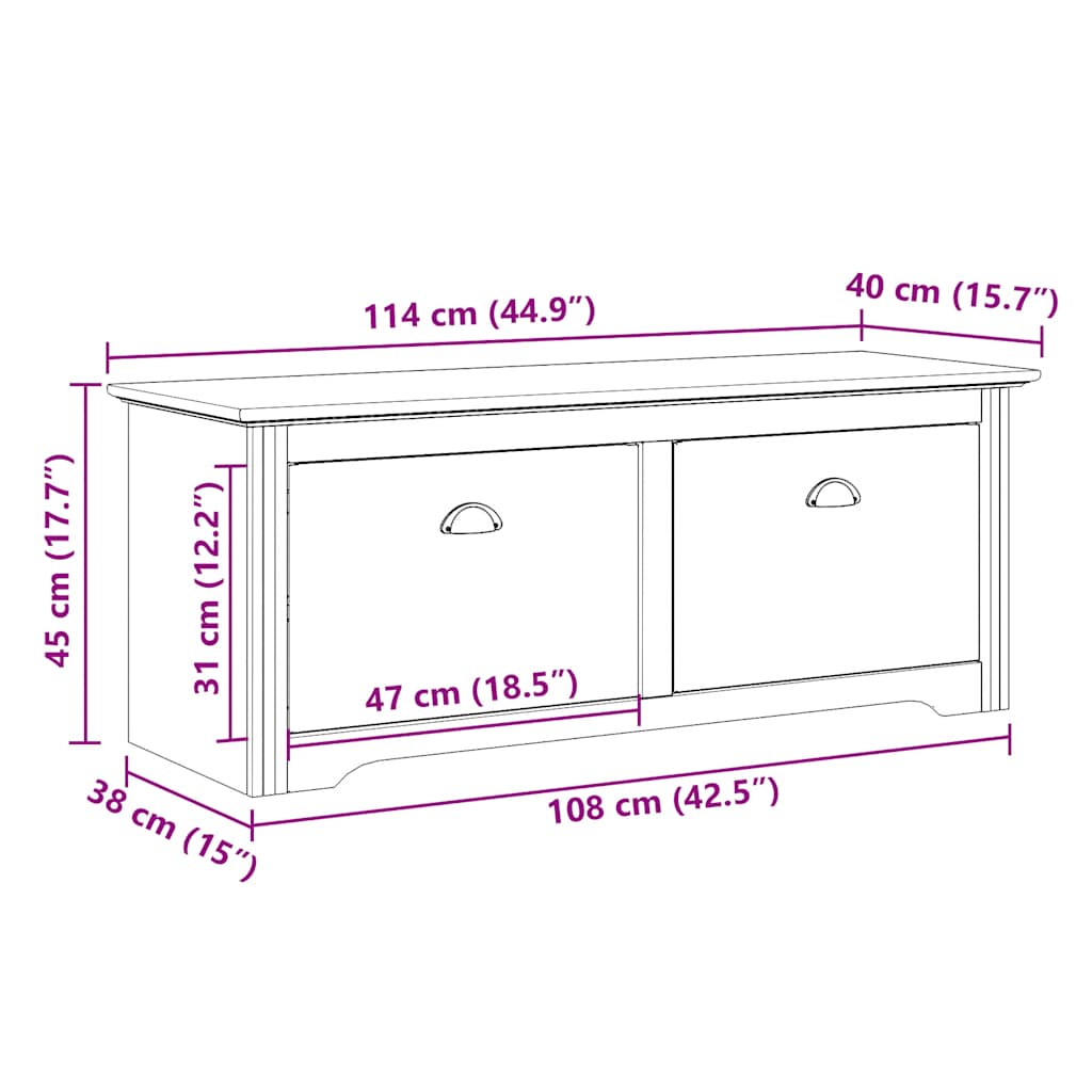 Banc Salle de Bain Blanc Laqué