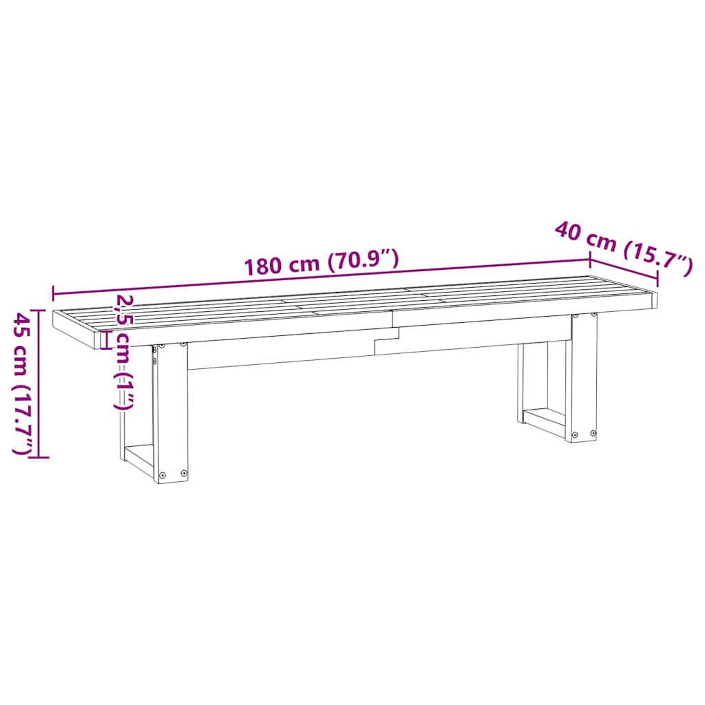 Banc en Bois pour Table de Cuisine