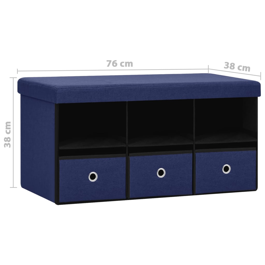 Banc de Rangement Pliable