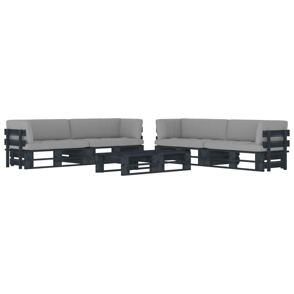 table et banc de jardin en palette