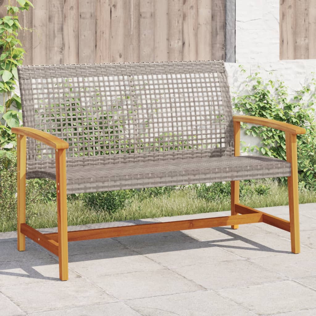 banc de jardin taupe en bois