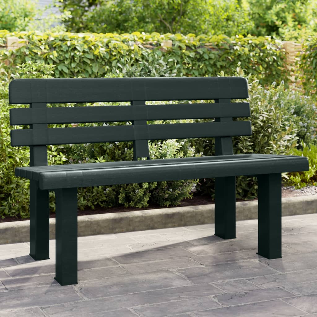 banc de jardin 110 cm vert