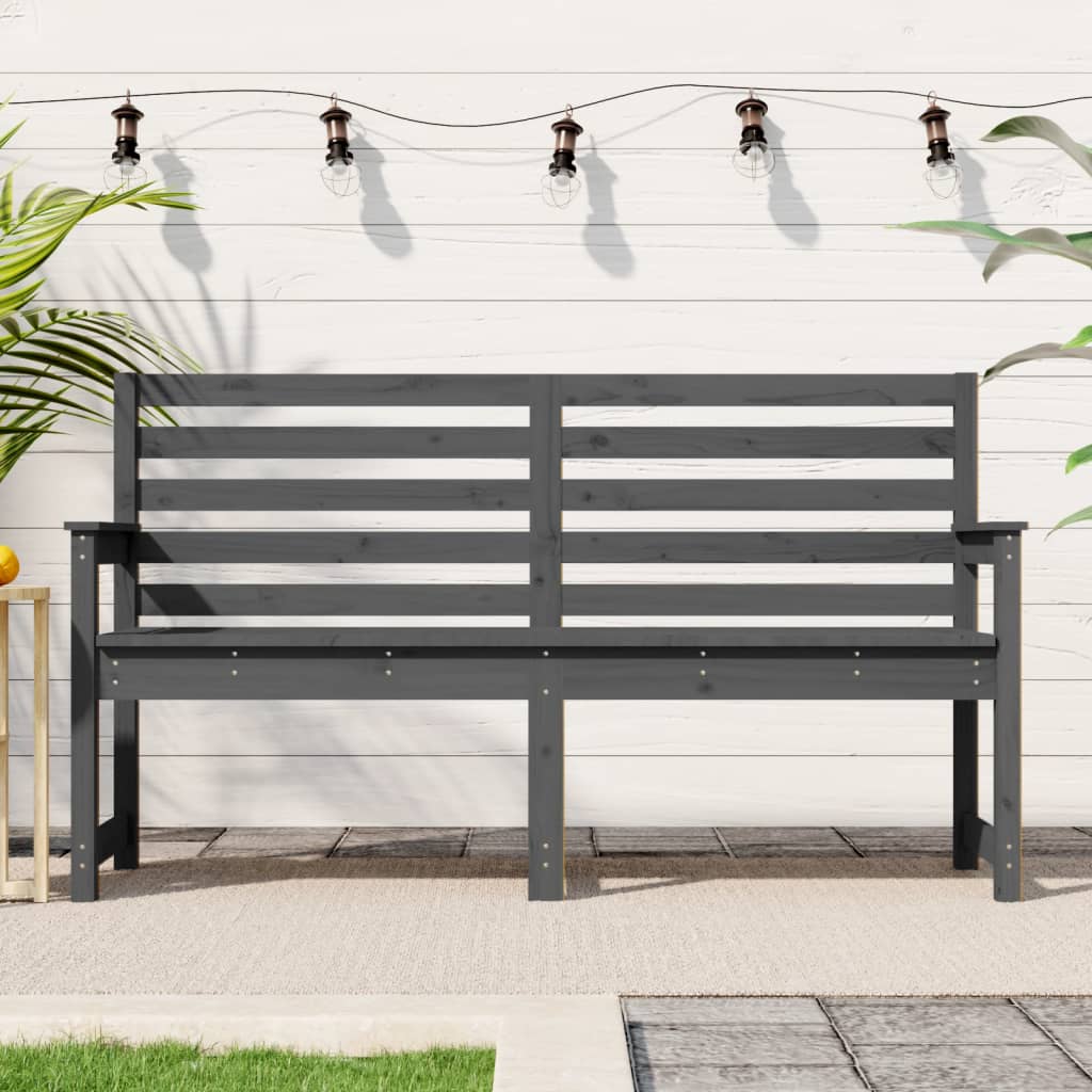 Banc de Jardin Gris Anthracite