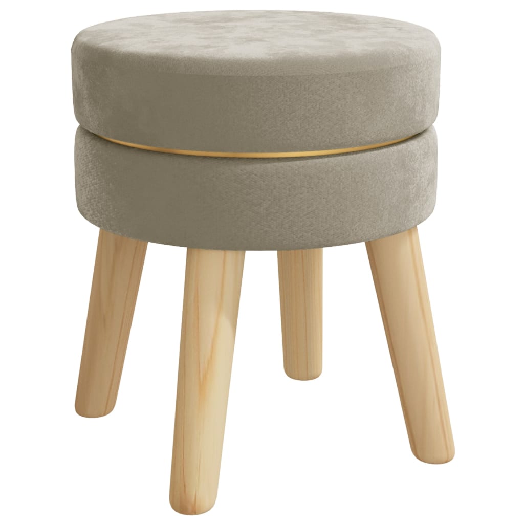 petit banc rond en bois