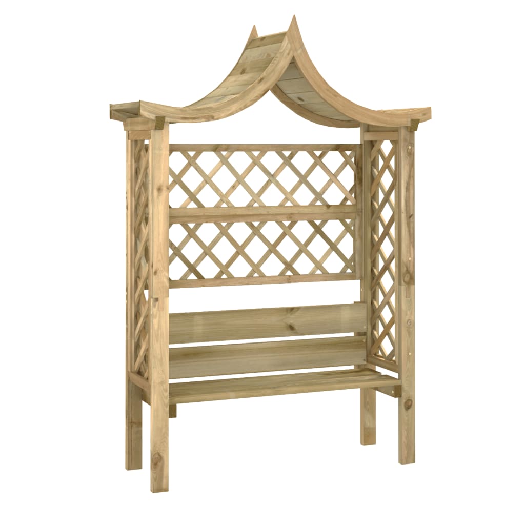 abri banc de jardin en bois