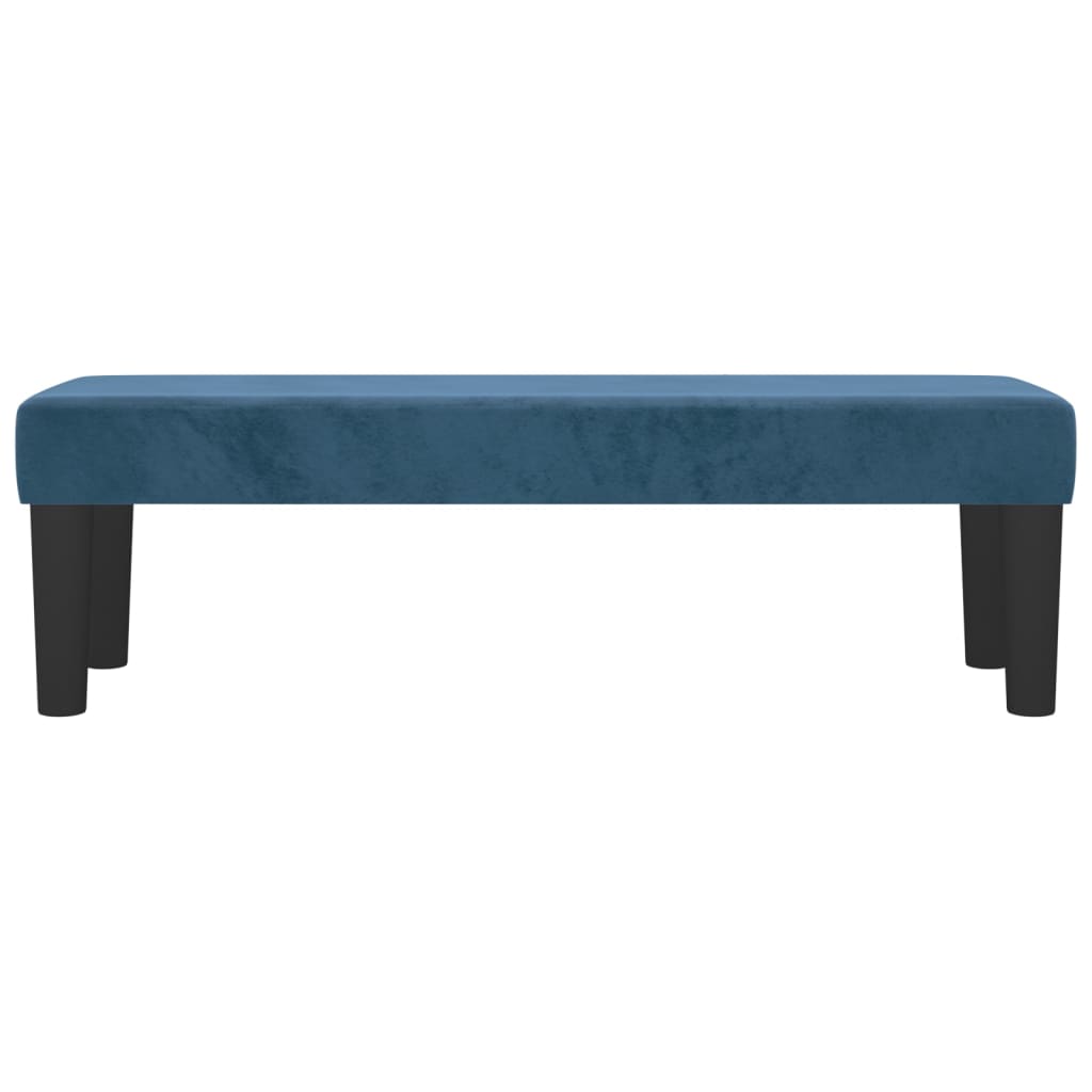 banc d'entrée bleu 100 cm