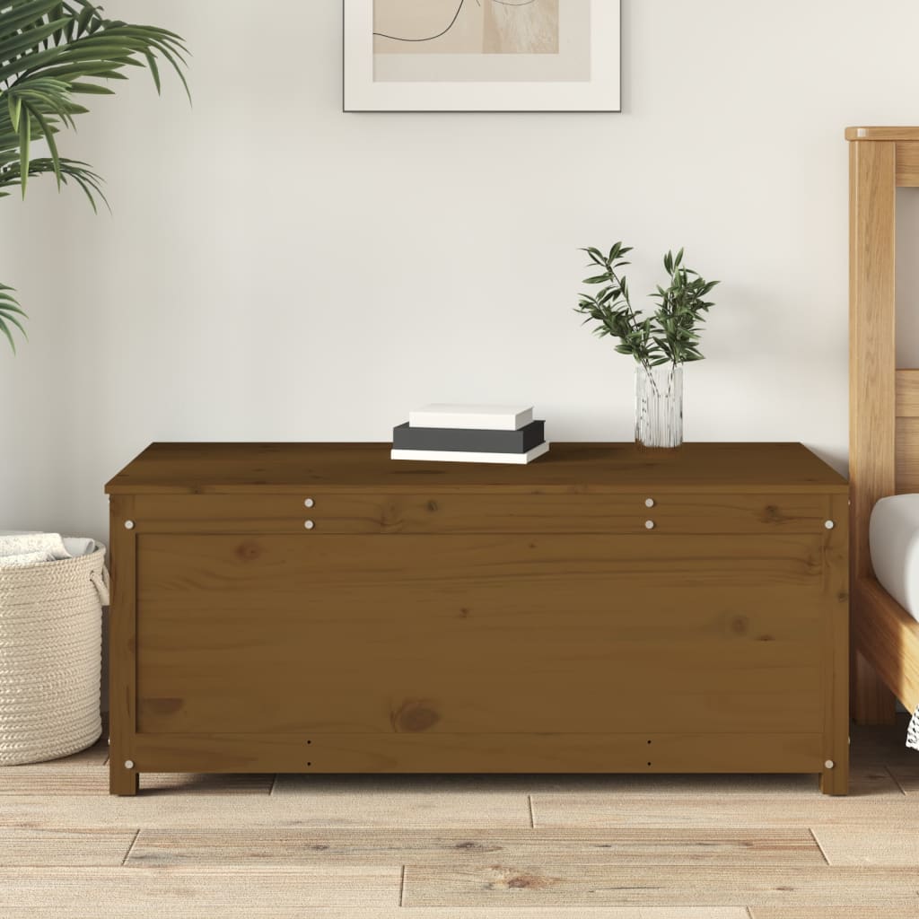 banc coffre terrasse marron