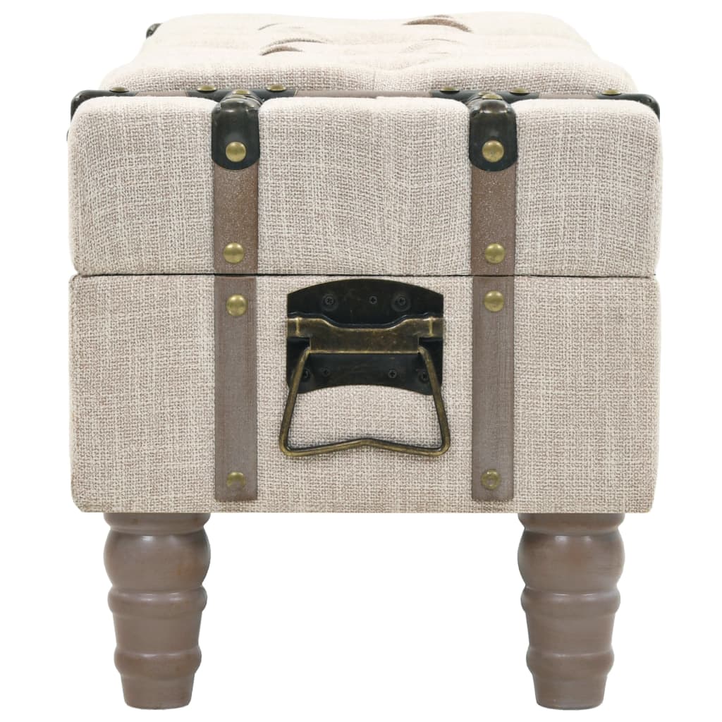 banc coffre vintage en bois