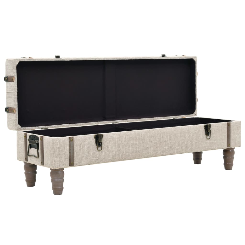 banc de rangement vintage