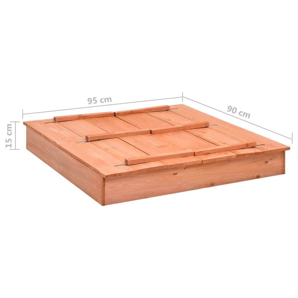 Bac à Sable en Bois avec Banc