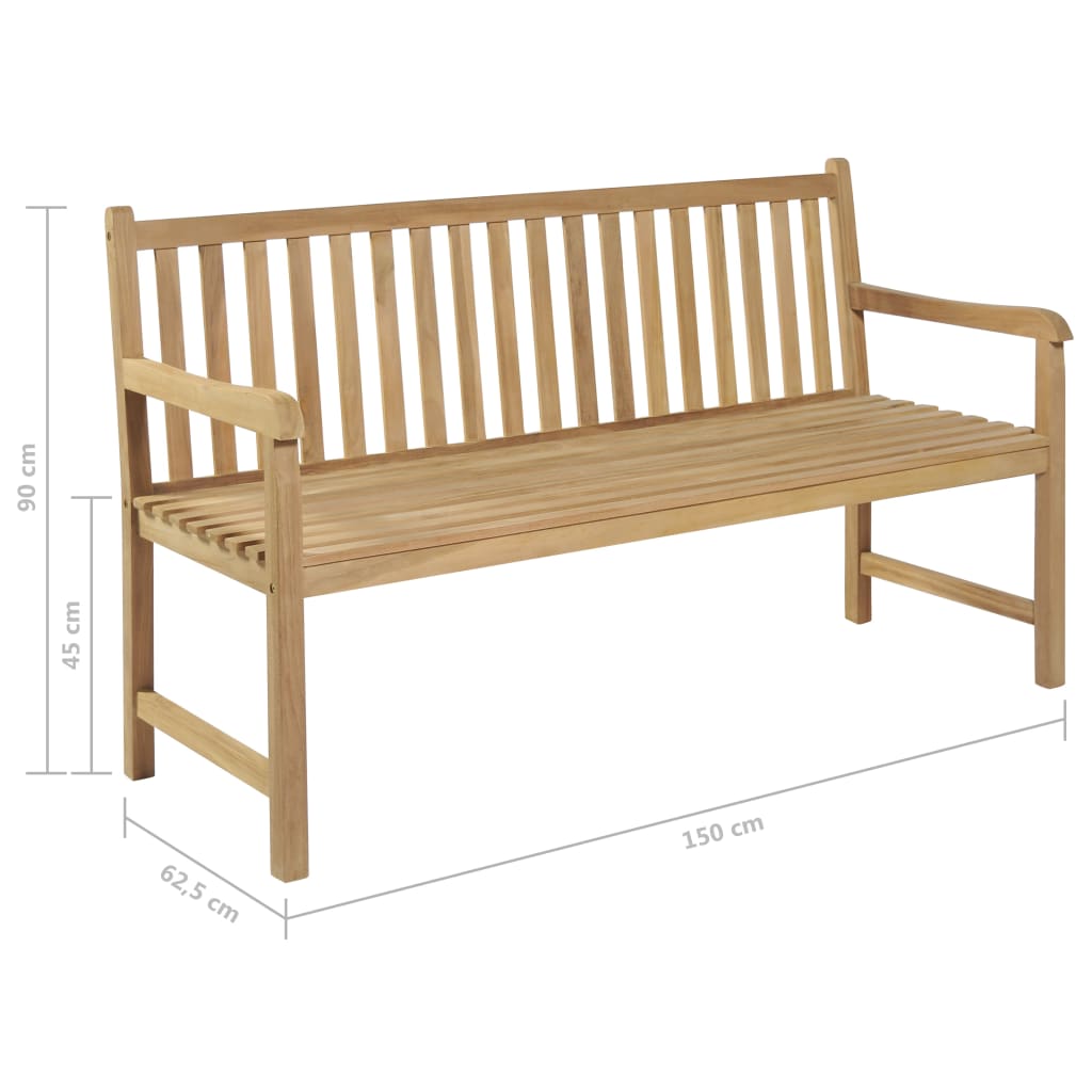 banc de jardin 150 cm