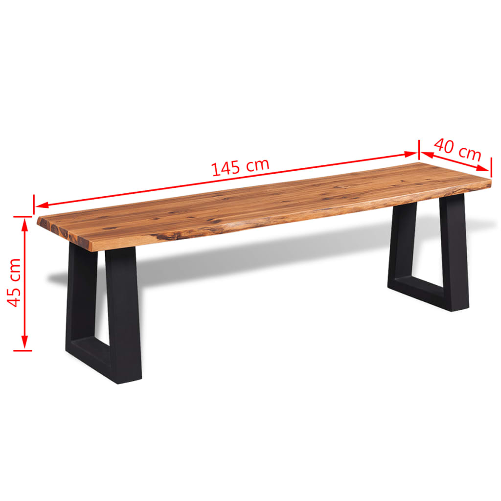 Banc en Bois Acacia