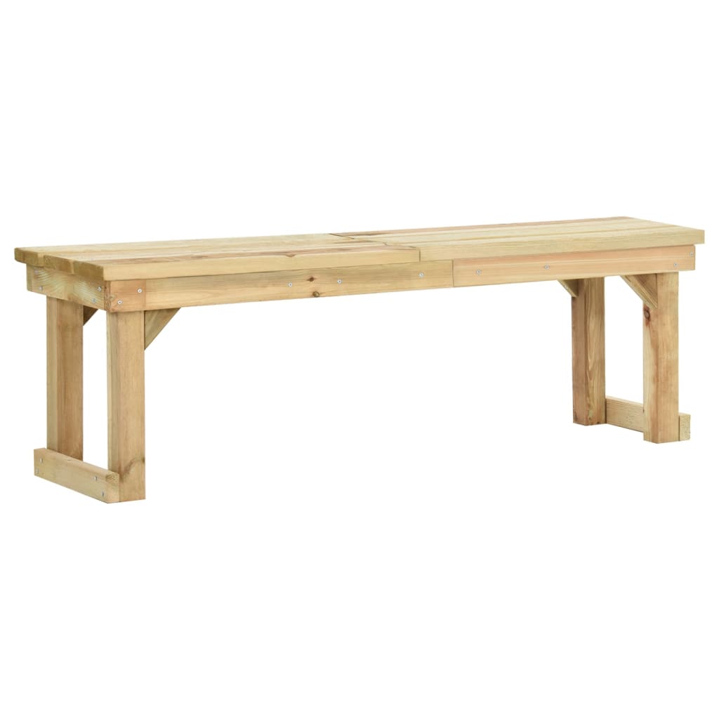 banc en bois clair