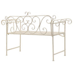 banc de jardin style romantique