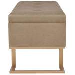 banc coffre lit beige