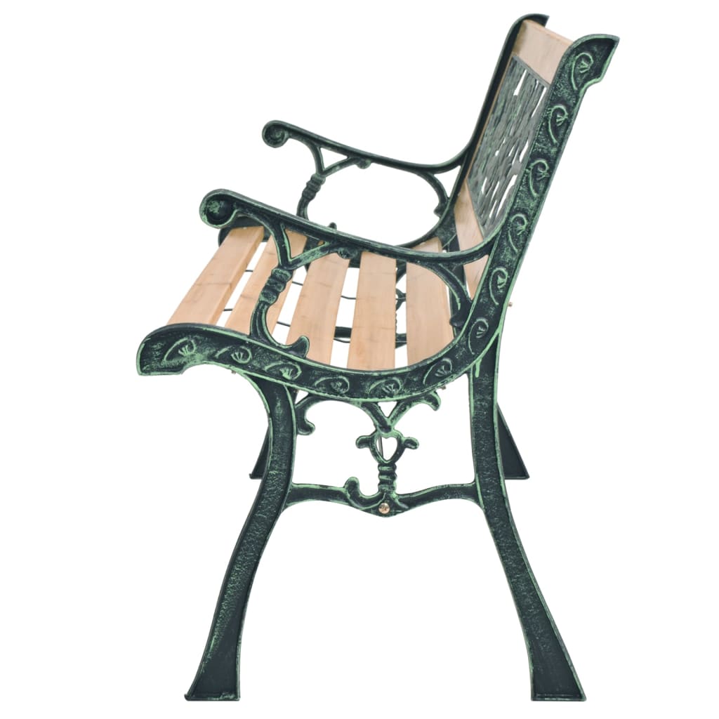 banc de jardin en fer forgé