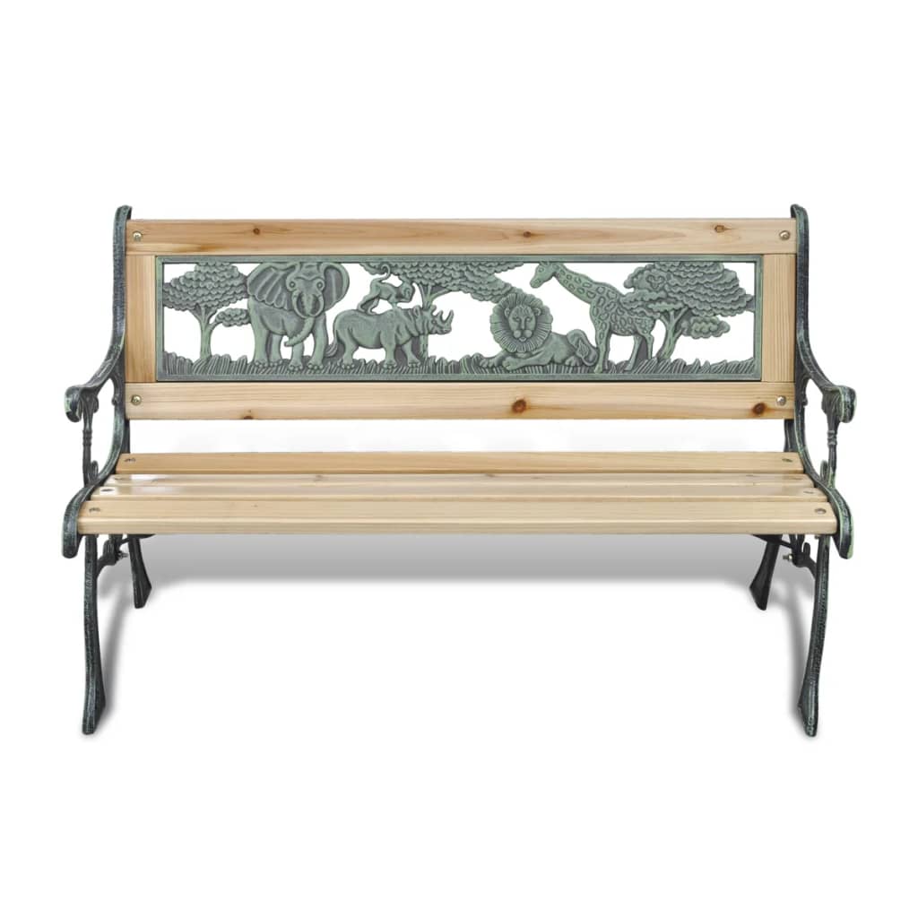 banc d'extérieur en bois vintage